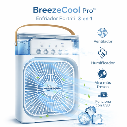 BreezeCool Pro™ – Enfriador Portátil 3 en 1