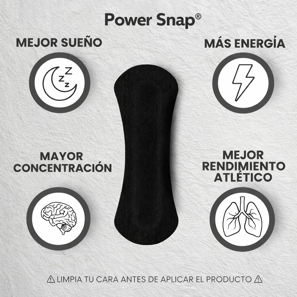 TIRAS NASALES Power Snap – Respira Mejor al Instante