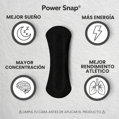 TIRAS NASALES Power Snap – Respira Mejor al Instante