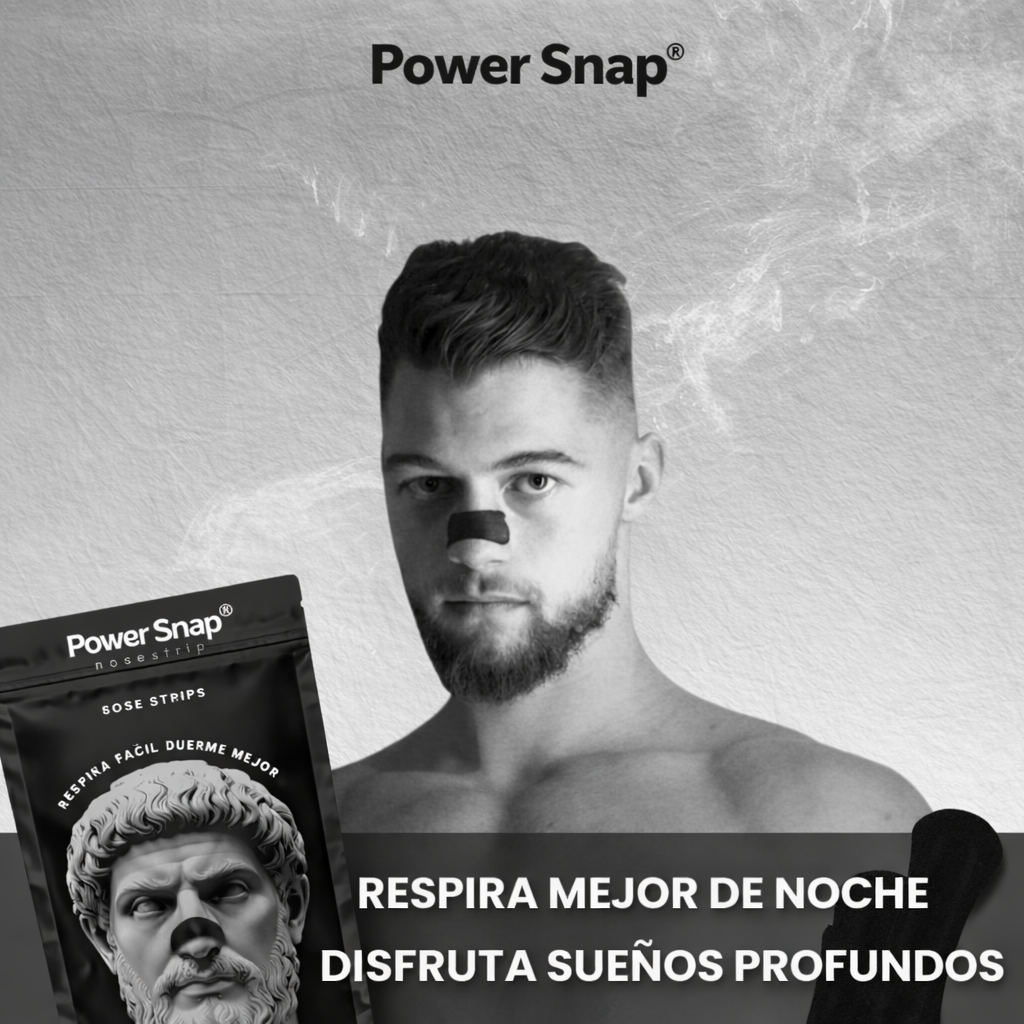 TIRAS NASALES Power Snap – Respira Mejor al Instante