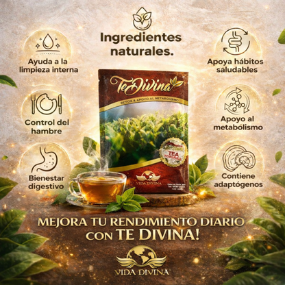 TÉ DIVINA 100% NATURAL  Bienestar para tu día a día 🌾